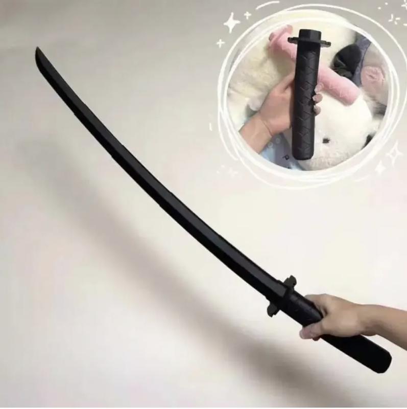 Retractable Katana - Anime Inspired Prop - Model Shusui - Samurai Sword - Demon Slayer - One Piece - Cosplay