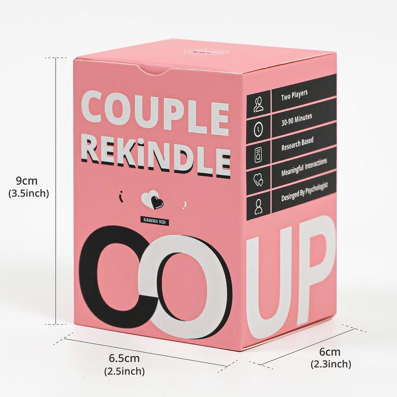 Couple Game for Date Night Reconnect, 165 Couples Conversation Cards, Perfect Anniversary Gift, Explore and Deepen Your Connection with Your Partner, Exciting and Enjoyable Games, Party Favors