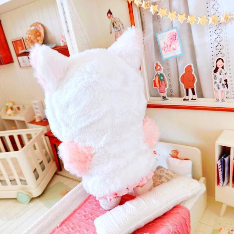 CALEMBOU 20cm 8'' Plush Doll Clothes Anime Plushie Outfit Gift for Children Suit Pajamas Toys Dolls Accessories (BlueShark Suit)