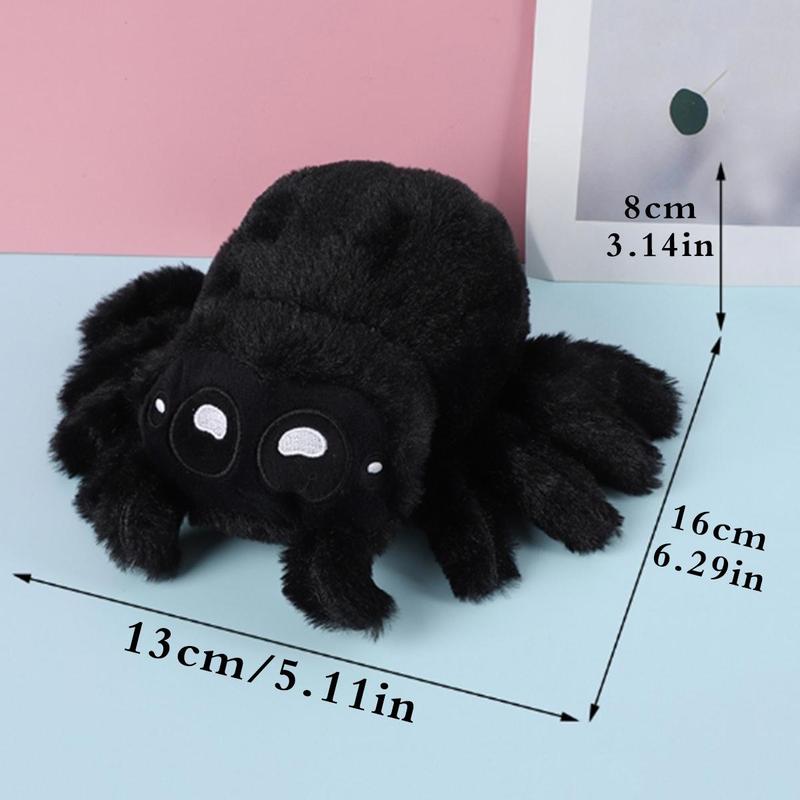 Cute Spider Plush Toy, 1 Count Soft Plush Spider Ornament, Home Decor for Living Room Bedroom, Gift for Friend and Family