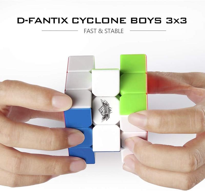 D-FantiX Cyclone Boys 3x3 Speed Cube Stickerless Magic Cube 3x3x3 Puzzles rubikscube