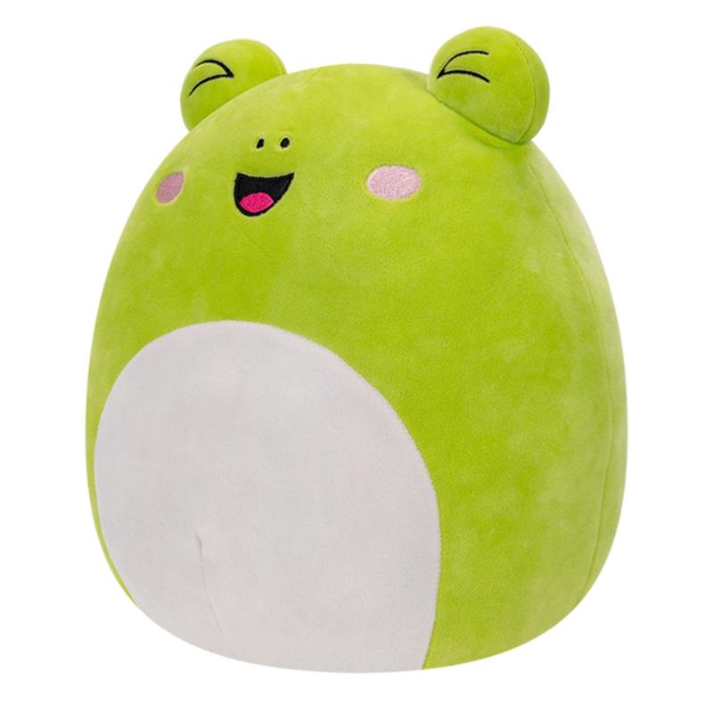 Squishmallows Plush Toy: Wyatt, Green Laughing Frog, 12-Inch, Select Series, Ultrasoft Stuffed Animal Toy, Adorable, Cozy and Comfortable