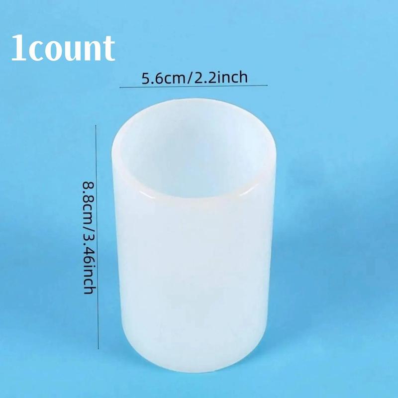 Cylindrical Candle Mold, Silicone Candle Making Mold, Candle Making Too, Pillar Candle Resin Molds Epoxy Resin Casting Molds DIY Scented Candles, Wax, Soap