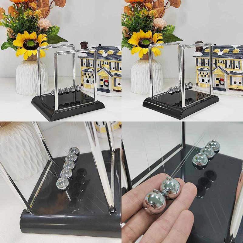 Swing Ball, Fun Science Physics Learning Accessories, Stress Relief Tabletop Ornament, Office & Home Decoration