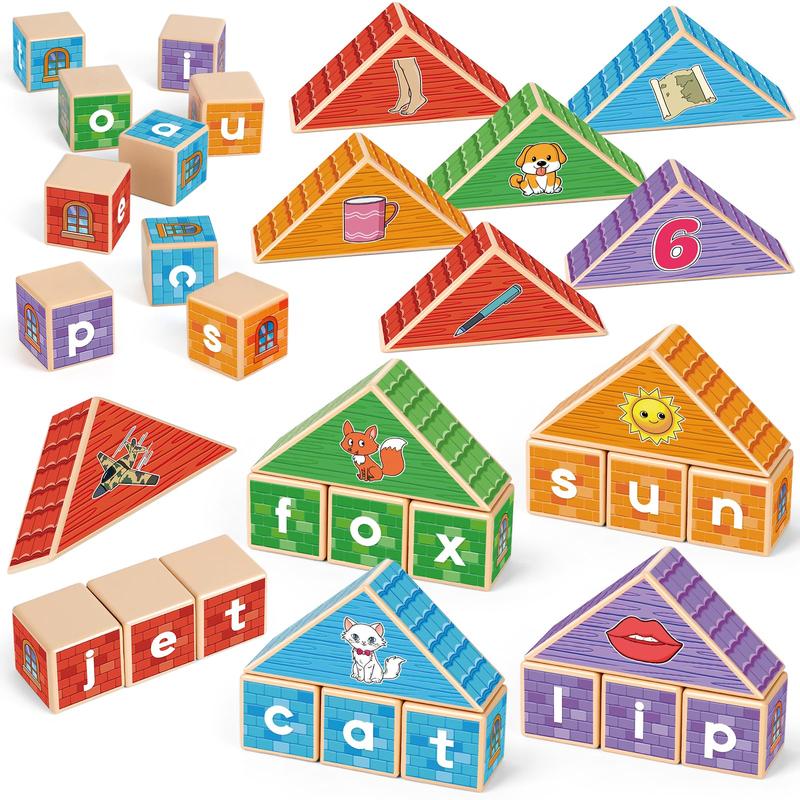 CVC Word Games, Phonics Games, Alphabet Letter Blocks, Sight Words, Learn to Read Reading and Spelling Games